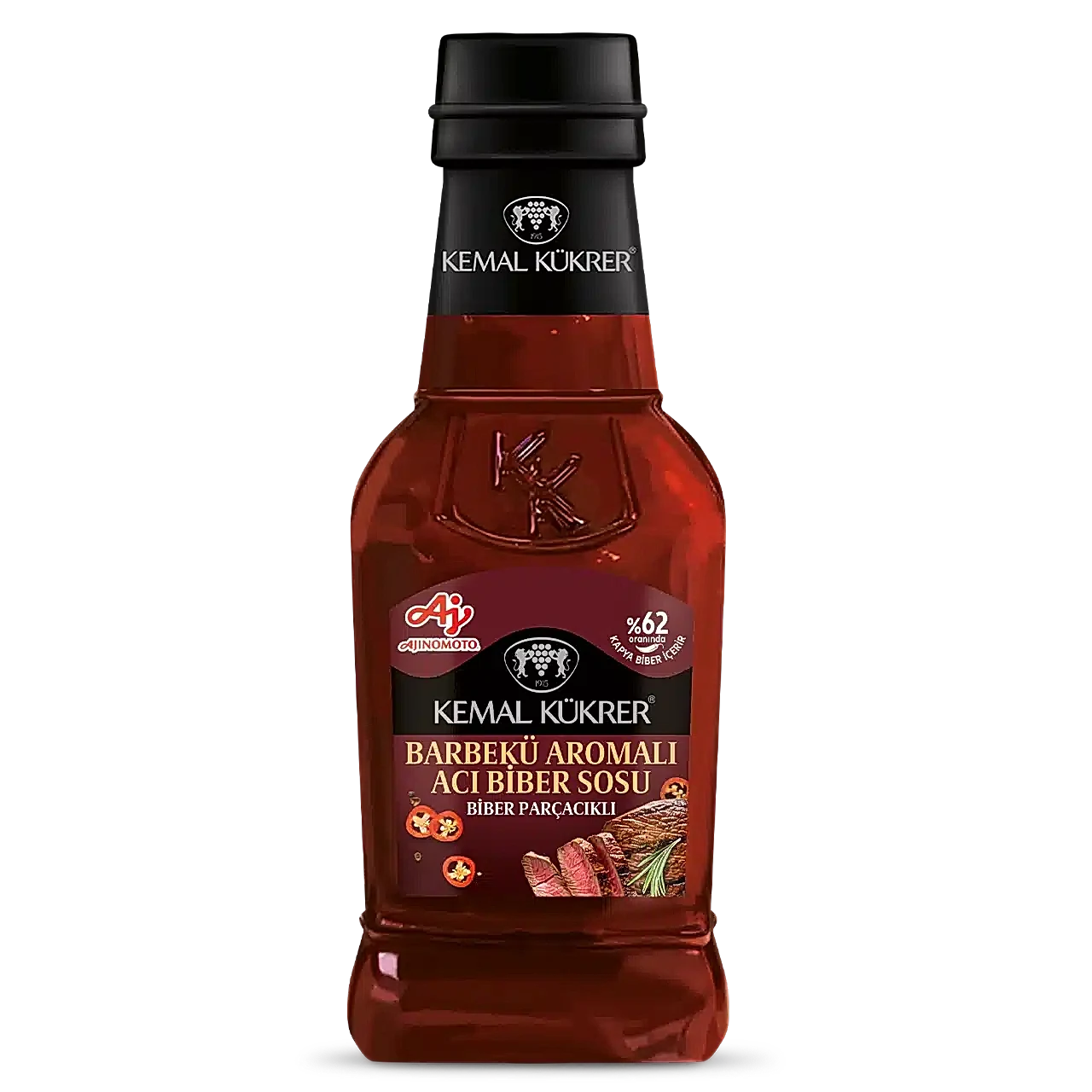 Kemal Kükrer Barbekü Aromalı Biber Parçacıklı Acı Biber Sosu 250ml