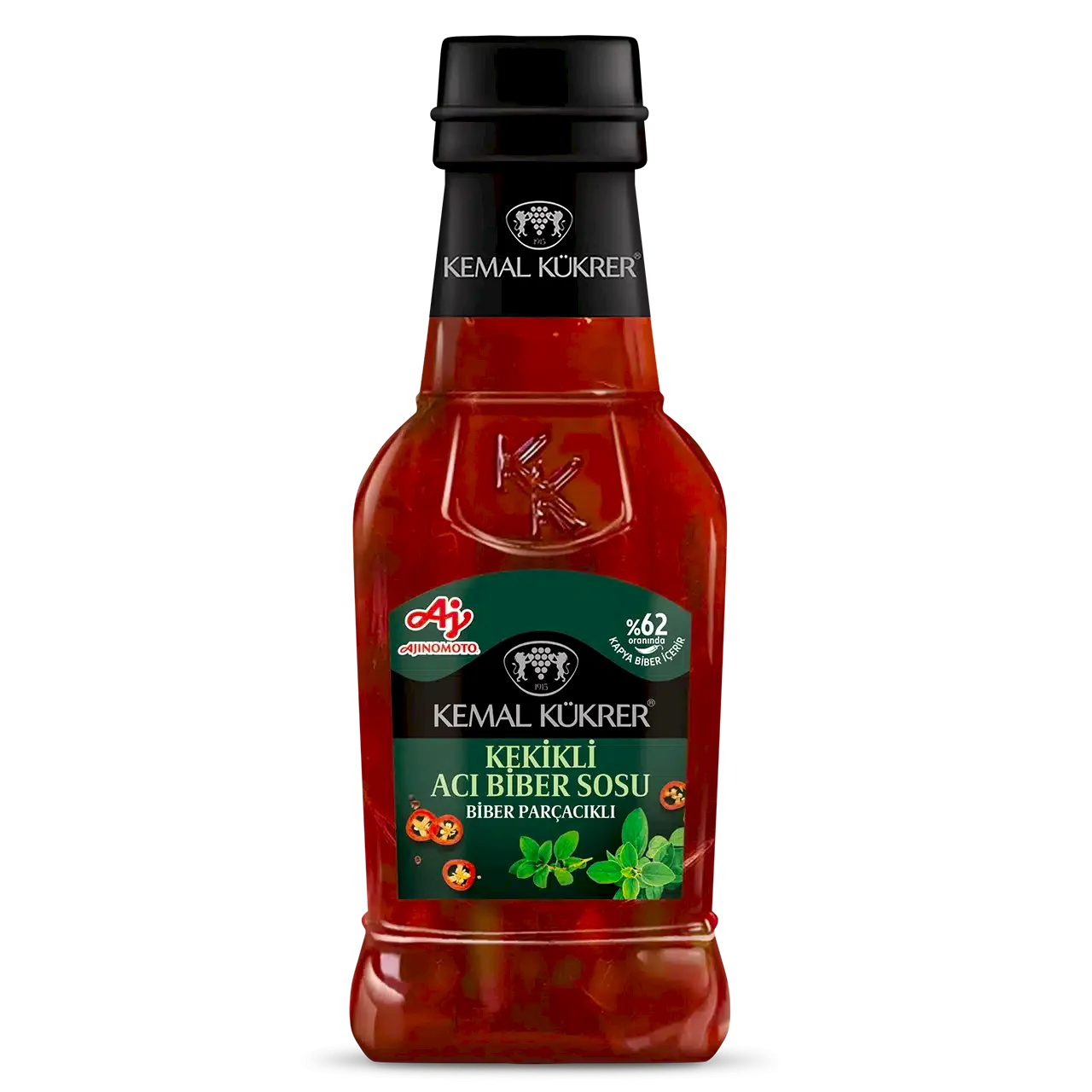 Kemal Kükrer Kekikli Biber Parçacıklı Acı Biber Sosu 250ml