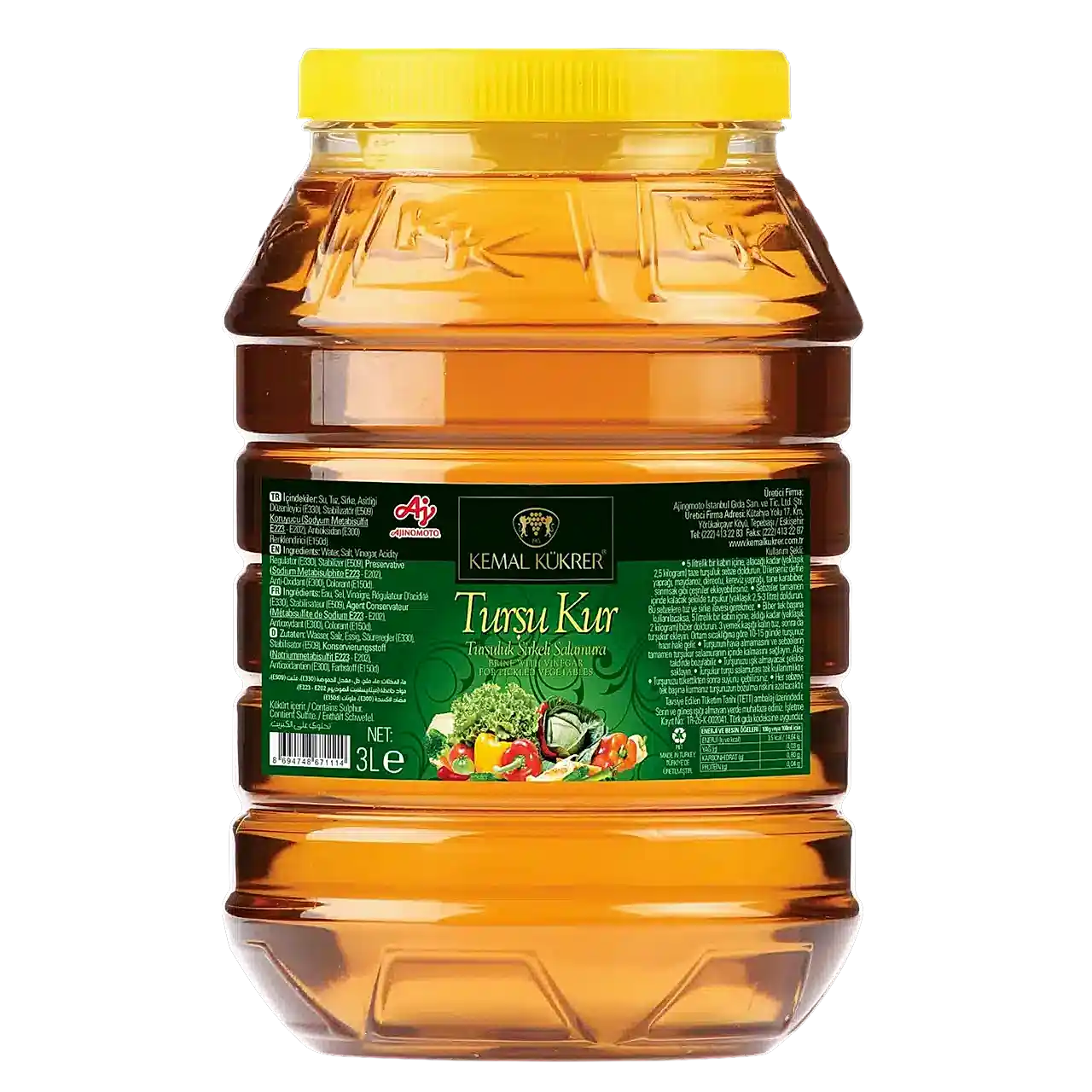 Kemal Kükrer Turşukur 3 lt